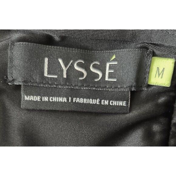 Lysse Animal Print Legging Women M Black Stretch Tommy Control High Rise - Picture 2 of 11